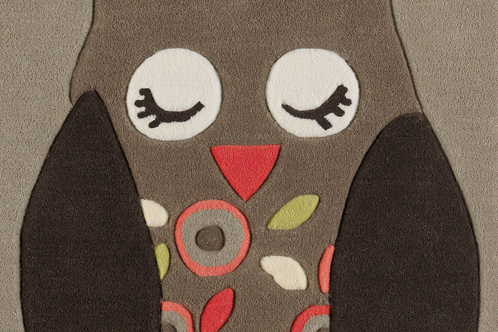 Joy 4190 Multi Owl 130cm x 130cm ECKIG