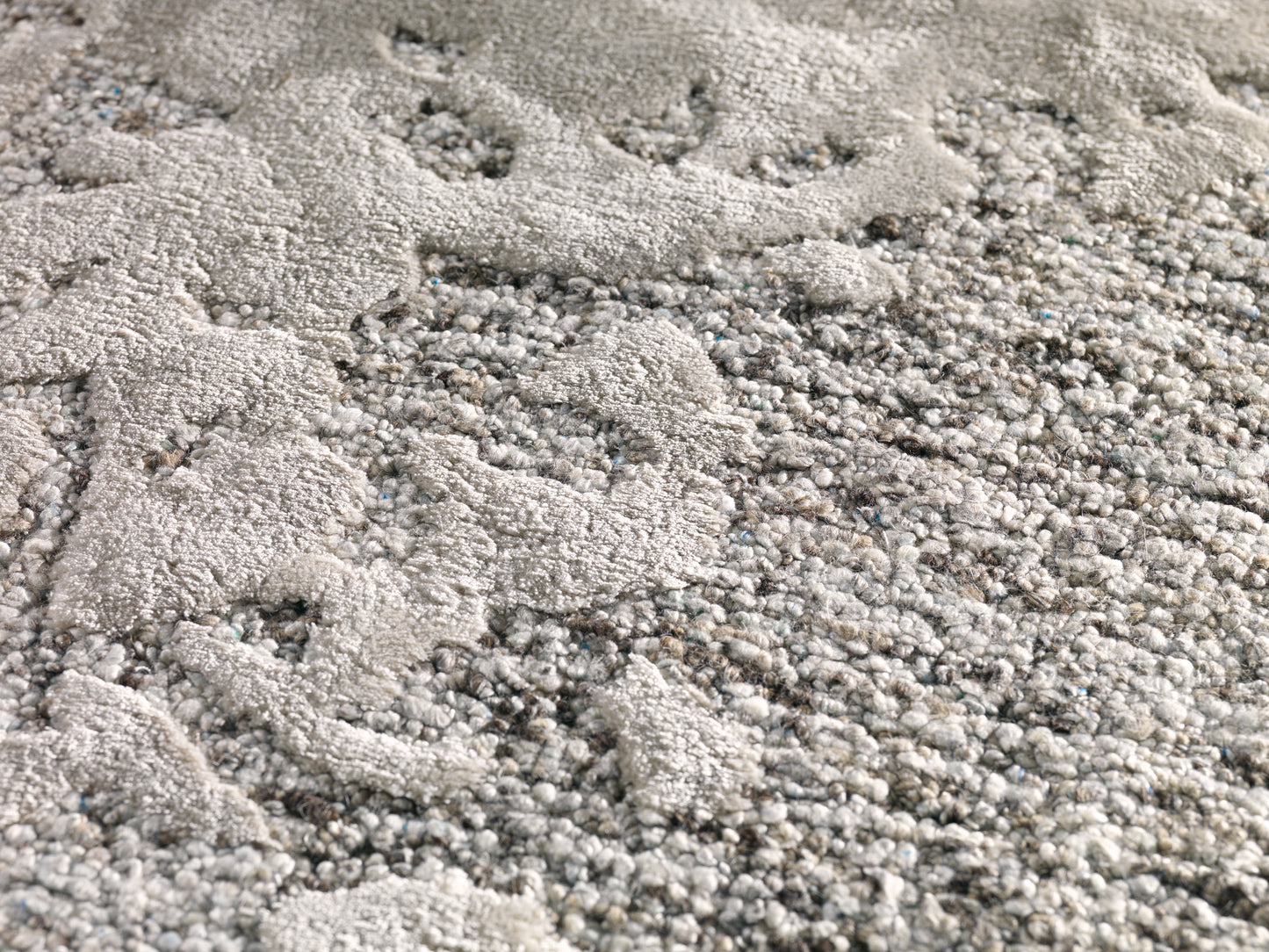 Damast 8066 Grau / Natural 120cm x 180cm