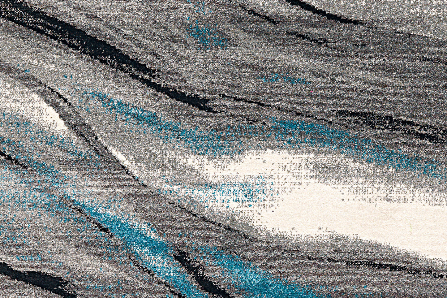 Move 4444 Grau / Blau / Weiß 240cm x 300cm