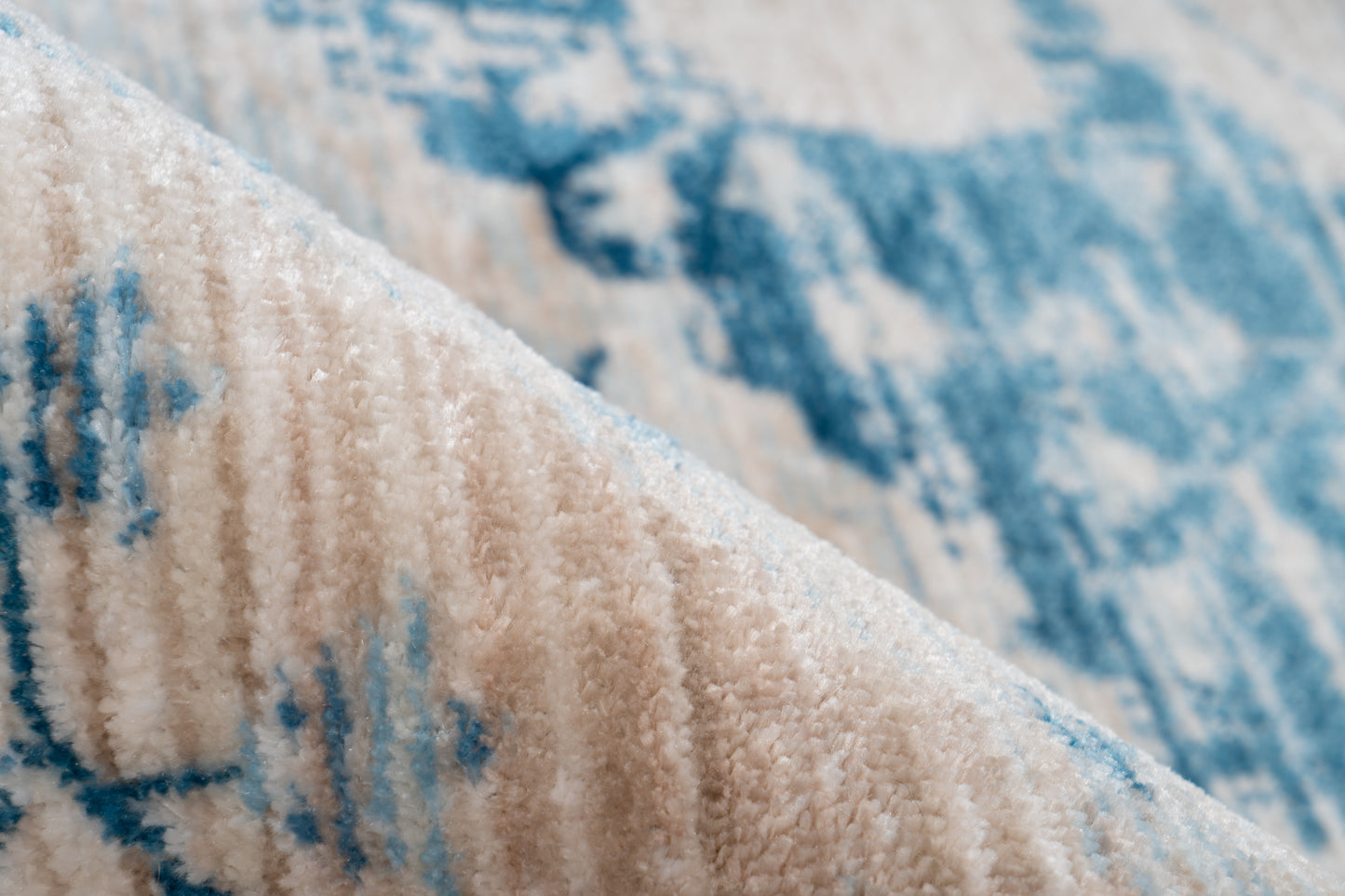 Baroque 500 Creme / Blau 120cm x 170cm