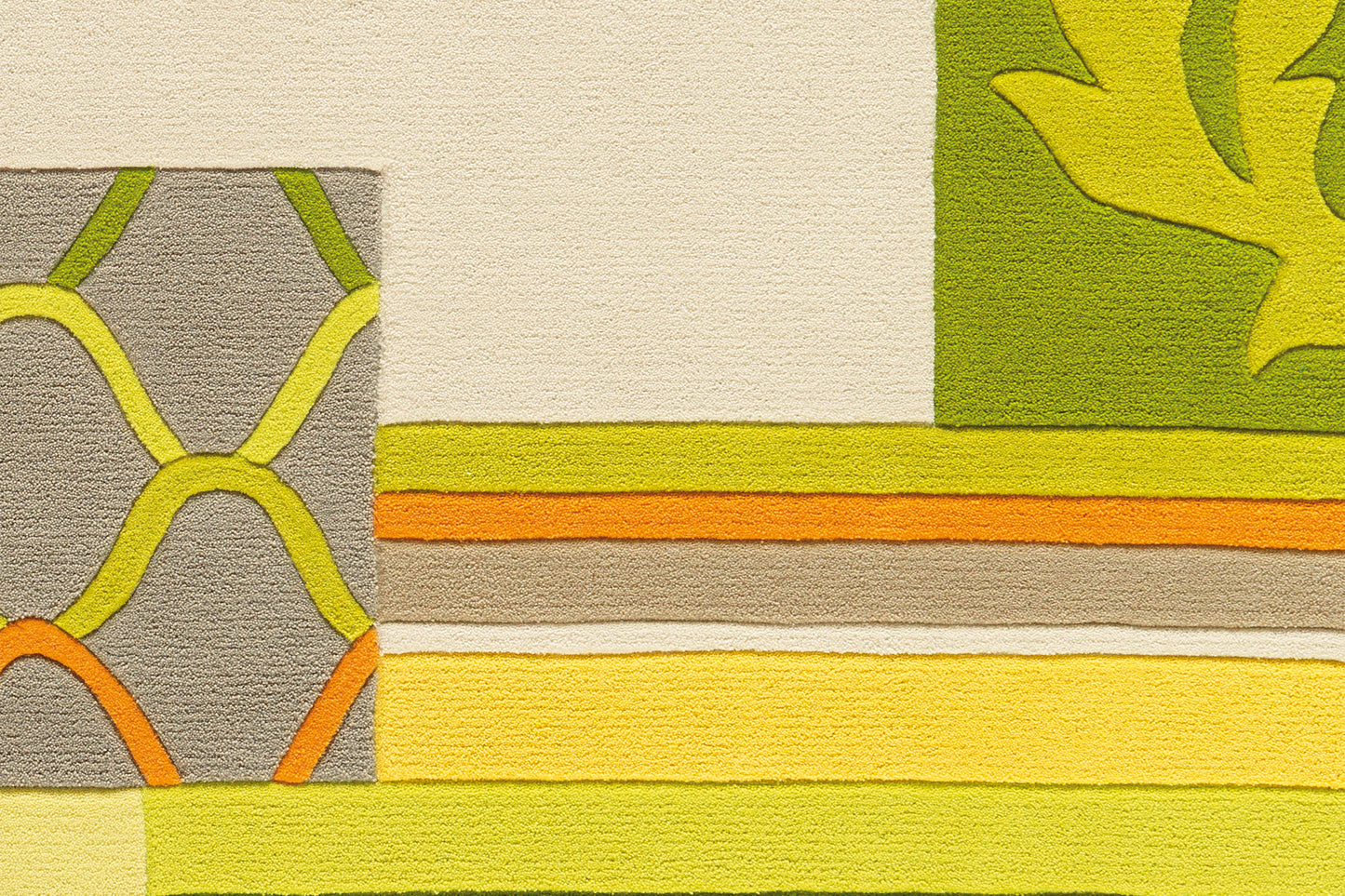 Sam 4165 Natural / Grün / Gelb 170cm x 240cm