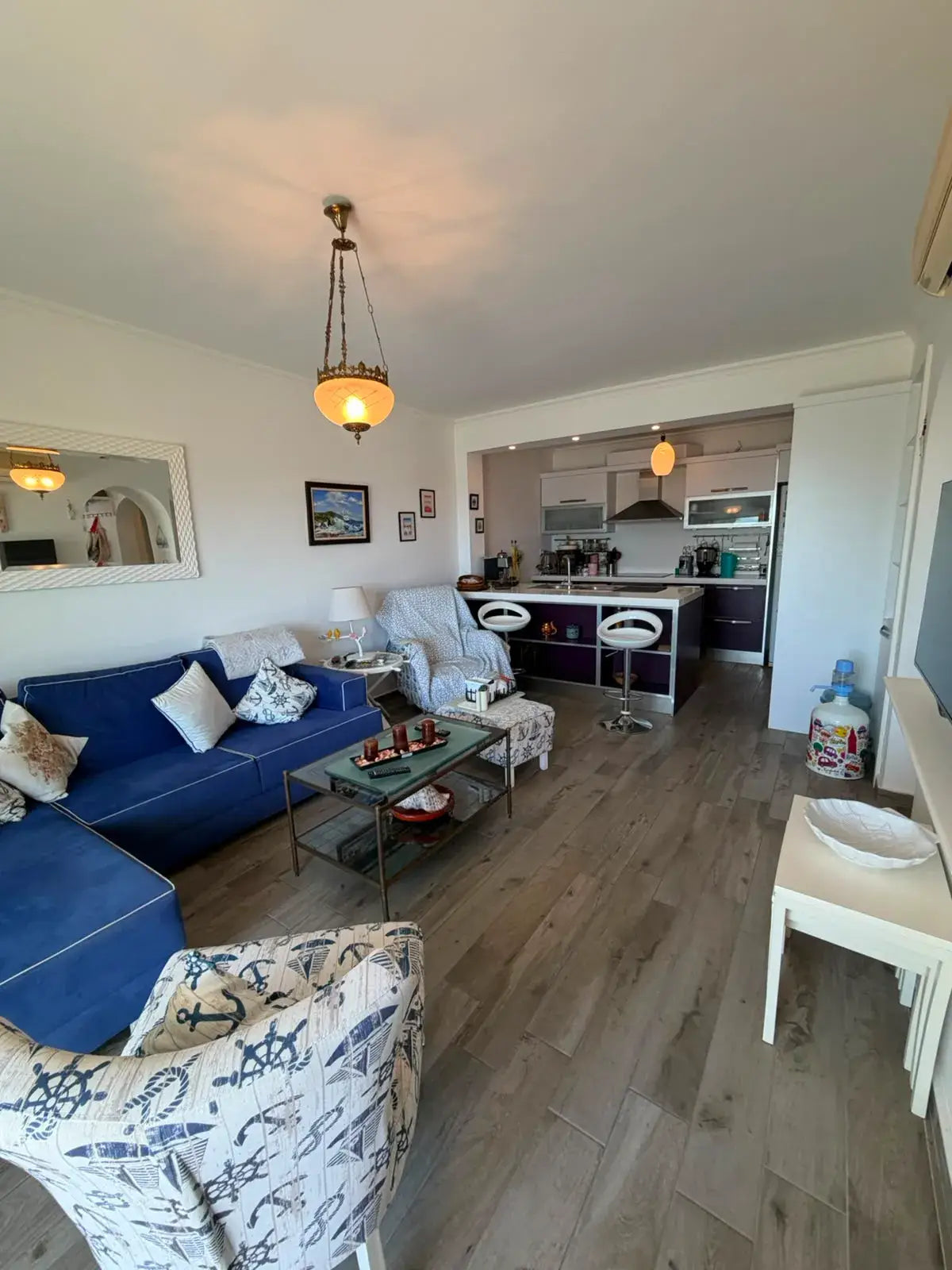 Erdgeschosswohnung mit Meerblick in Yalıkavak, Bodrum