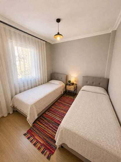 Erdgeschosswohnung 3-Zimmer mit Garten in Gümüşlük, Bodrum