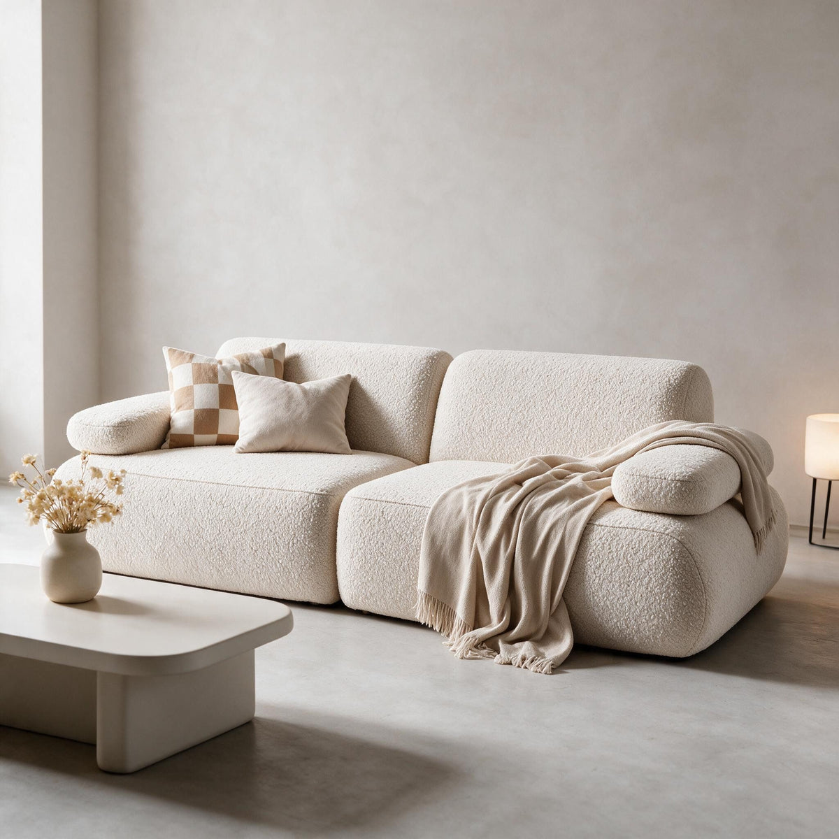 Sofa Oscar 3‑Sitzer Boucle