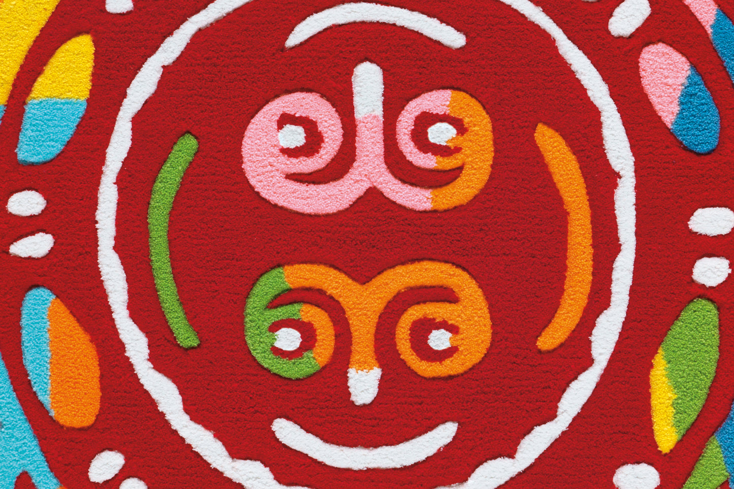 Spirit Glowy 3145 Rot Mandala 110cm x 160cm