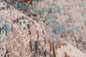 Anouk 325 Taupe / Türkis 80cm x 150cm