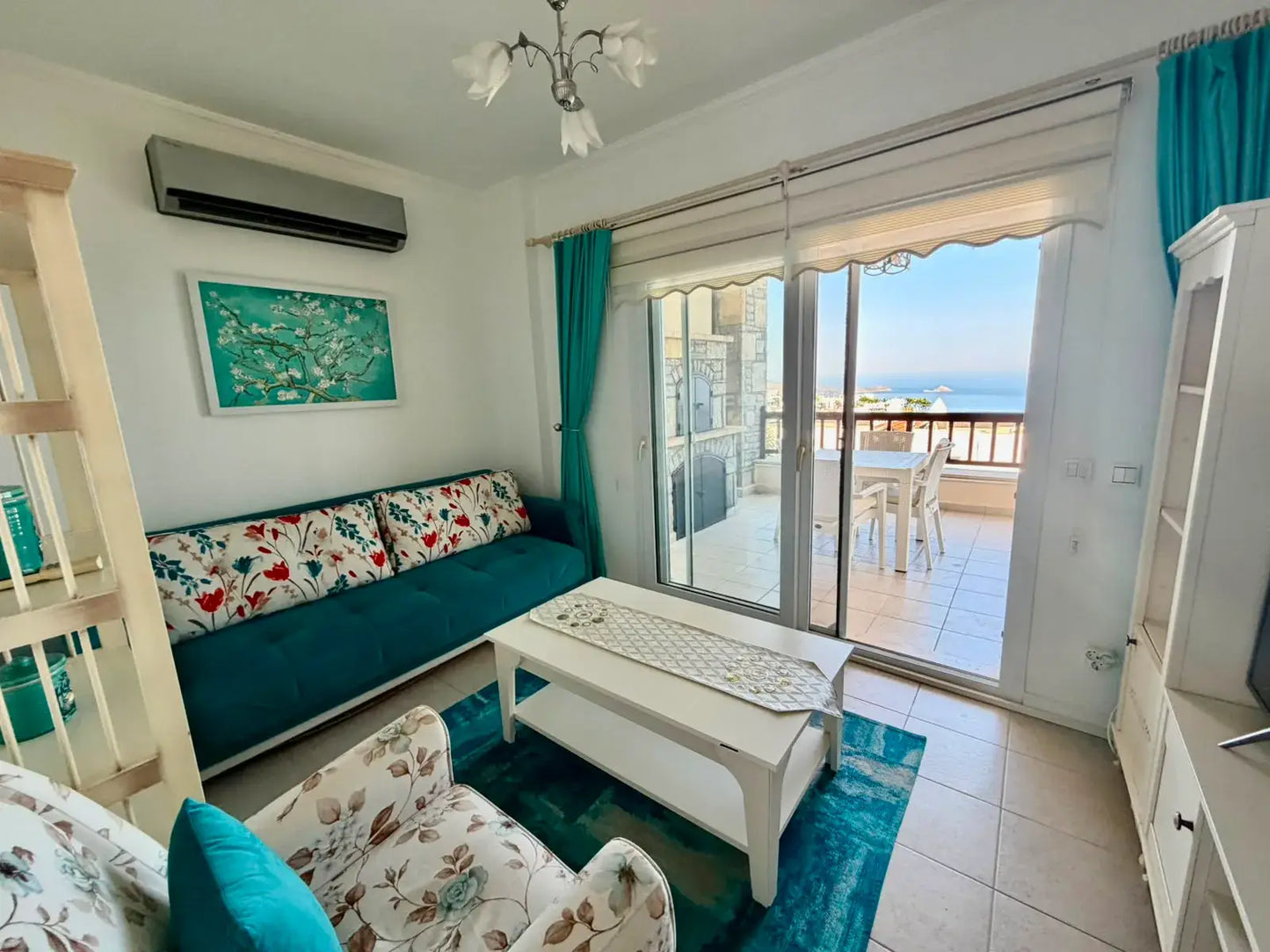 Gartenduplex mit Meerblick am Poolgelände in Yalıkavak, Bodrum