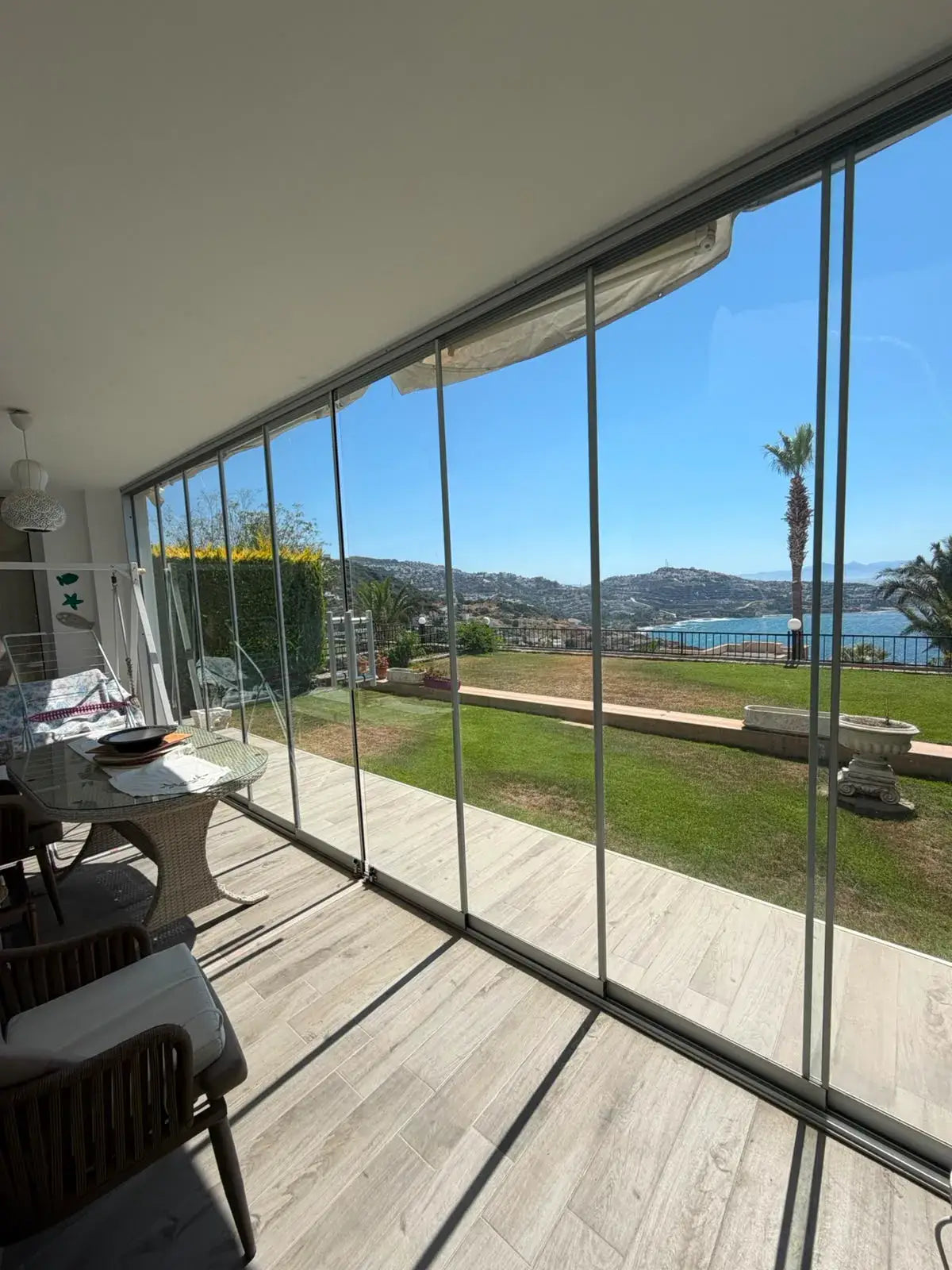 Erdgeschosswohnung mit Meerblick in Yalıkavak, Bodrum
