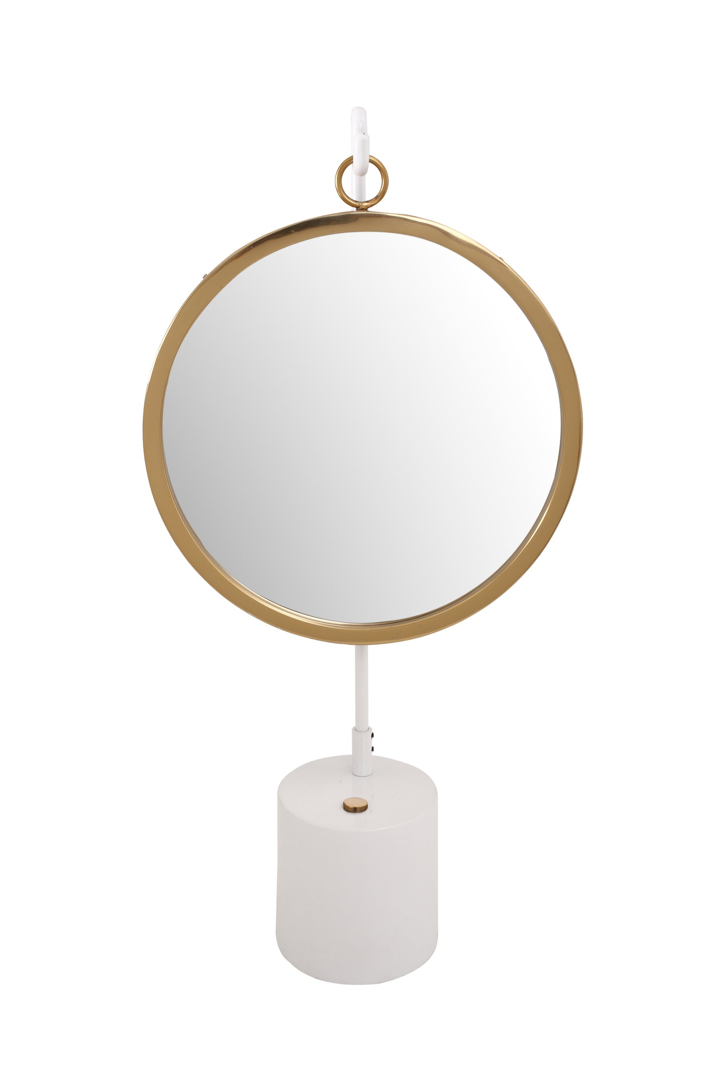 Tischspiegel Eleganca 225 Weiß / Gold