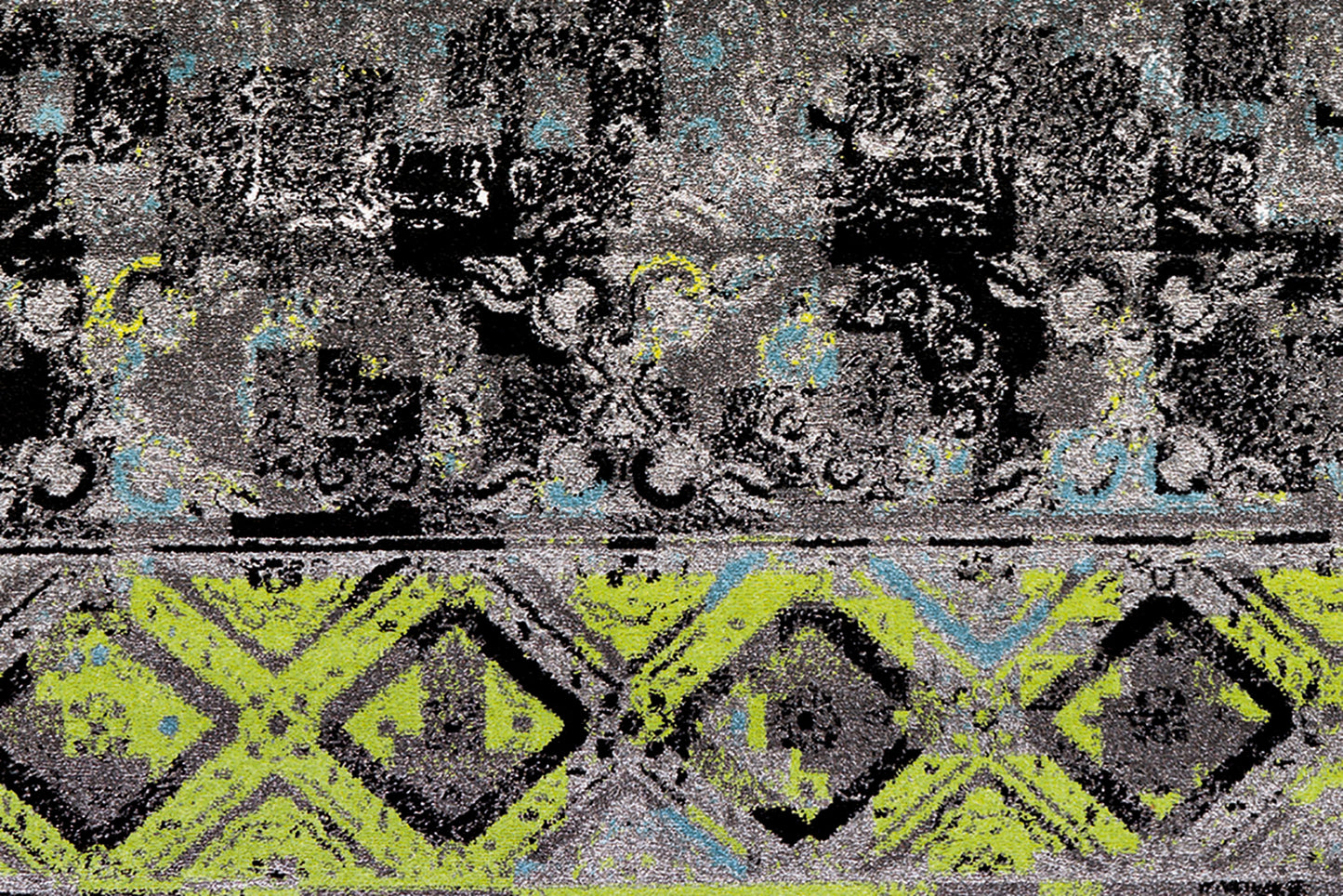 Move 4454 Grau / Grün / Blau 240cm x 300cm