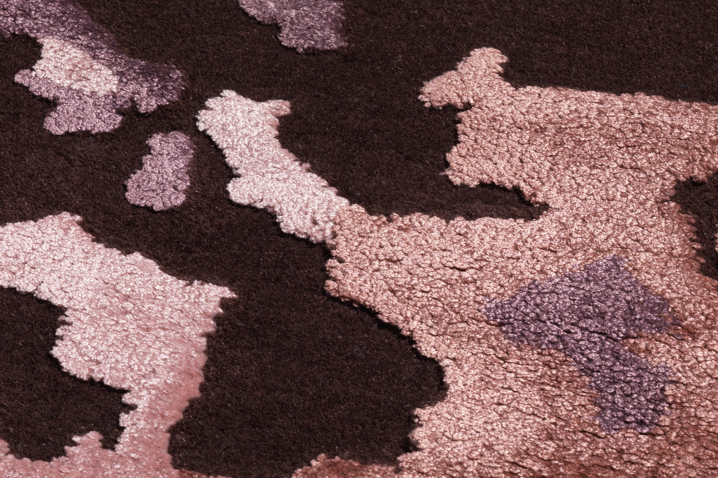 Diamond 8051 Dunkelgrau / Altrosa 120cm x 180cm