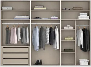 Kleiderschrank Monaco Hochglanz