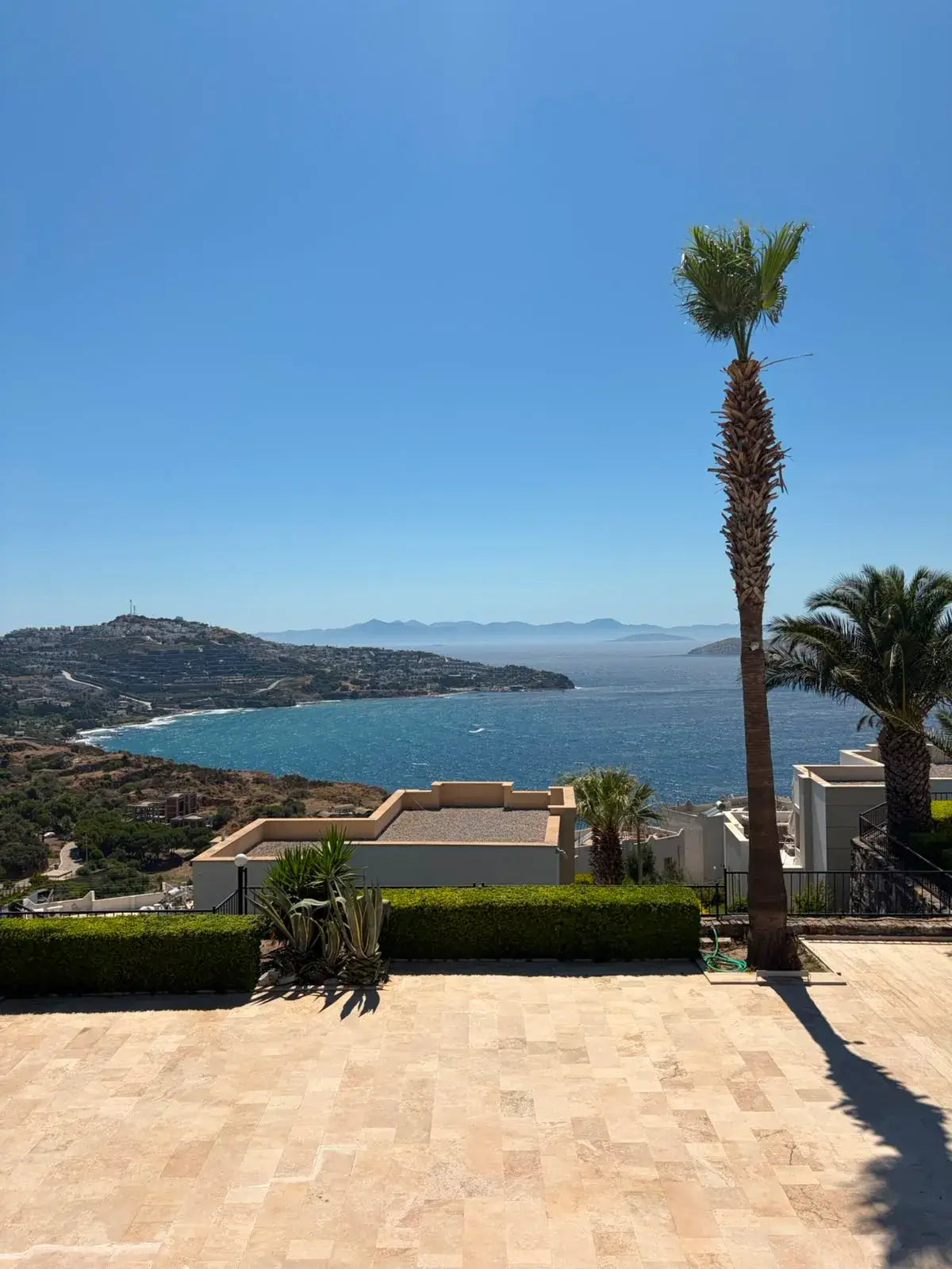 Erdgeschosswohnung mit Meerblick in Yalıkavak, Bodrum