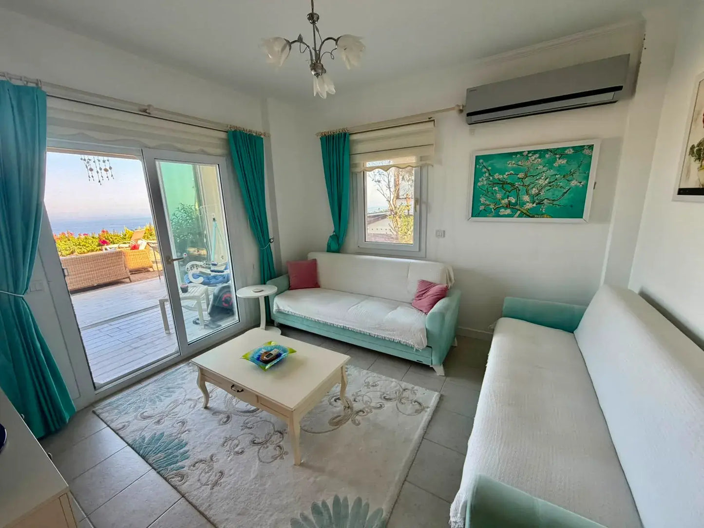 Gartenduplex mit Meerblick am Poolgelände in Yalıkavak, Bodrum