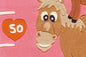 Joy 4168 Rosa Animals 75cm x 160cm