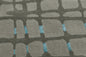 Satin 8062 Grau / Mint 170cm x 240cm