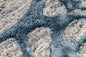 Damast 200 Grau / Blau 140cm x 200cm