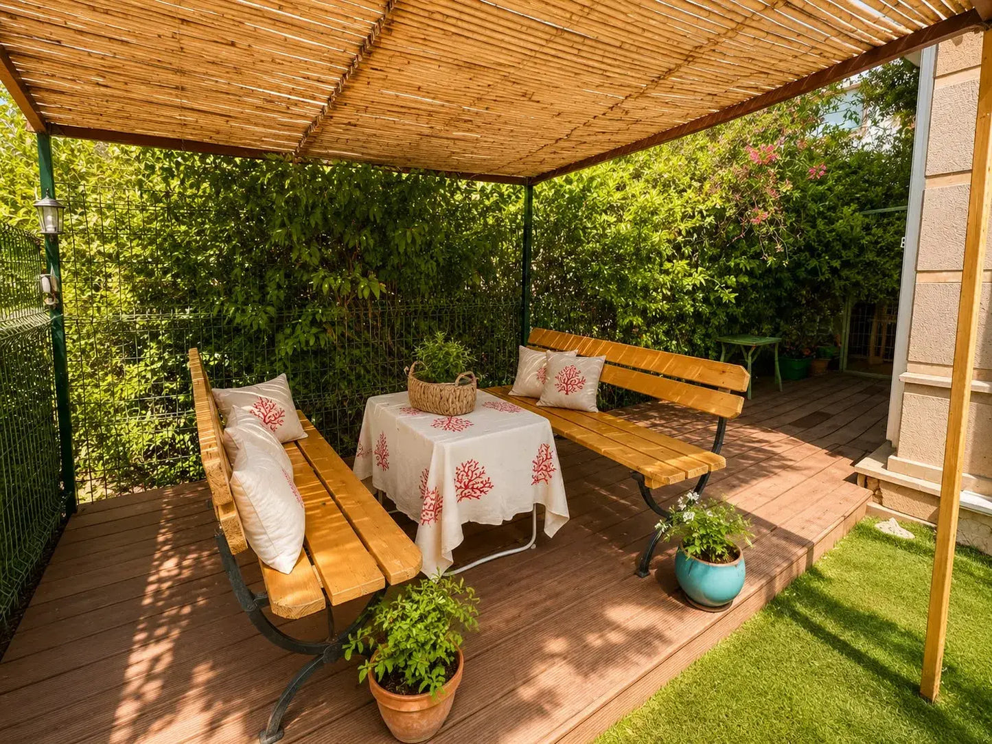 Meeresblick Gartenwohnung in Gümüşlük, Bodrum