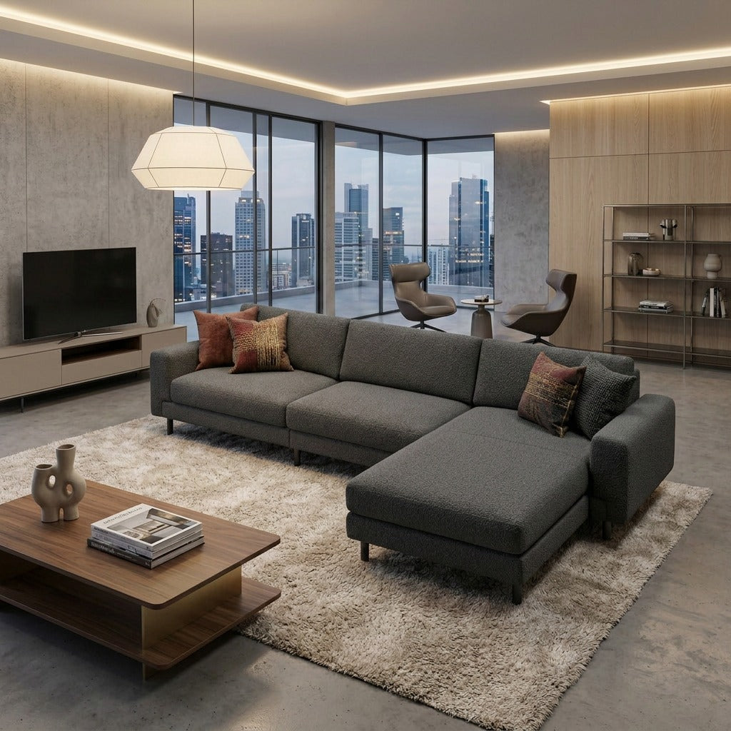 Rolivs Mini Ecksofa Mokka
