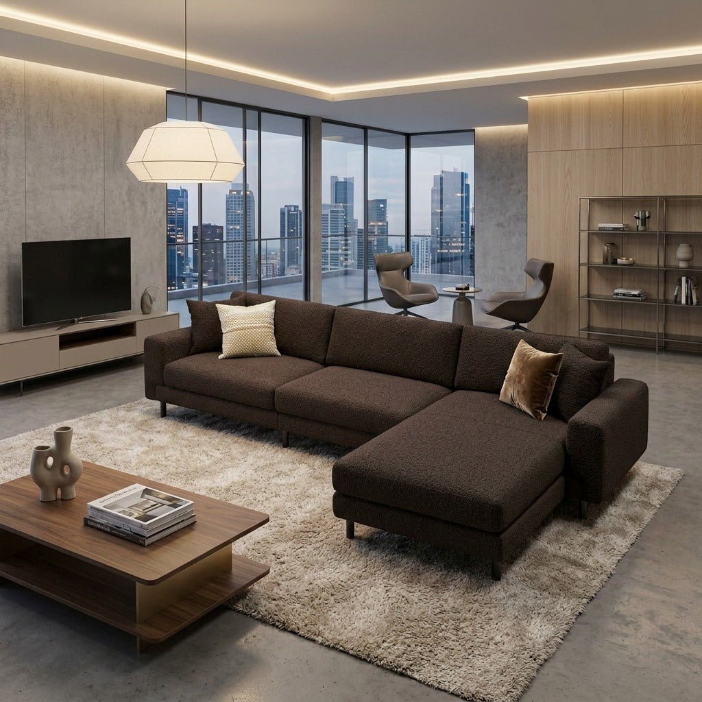 Rolivs Mini Ecksofa Mokka