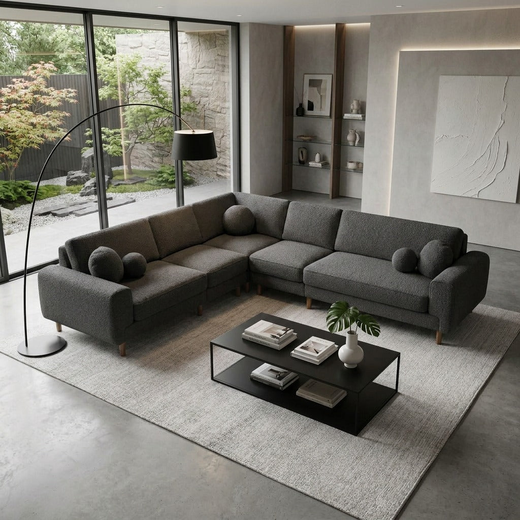 Rolivs Ecksofa Mokka Puzzle