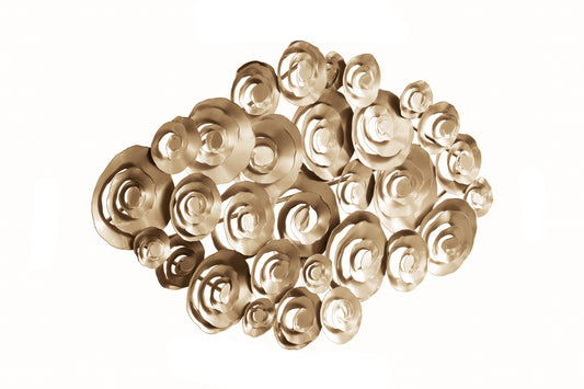 Wanddeko Domizil 225 Gold