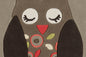 Joy 4190 Multi Owl 130cm x 130cm ECKIG