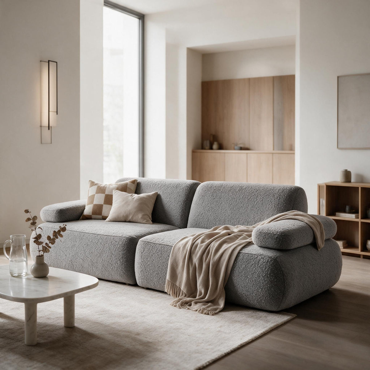 Sofa Oscar 3‑Sitzer Boucle