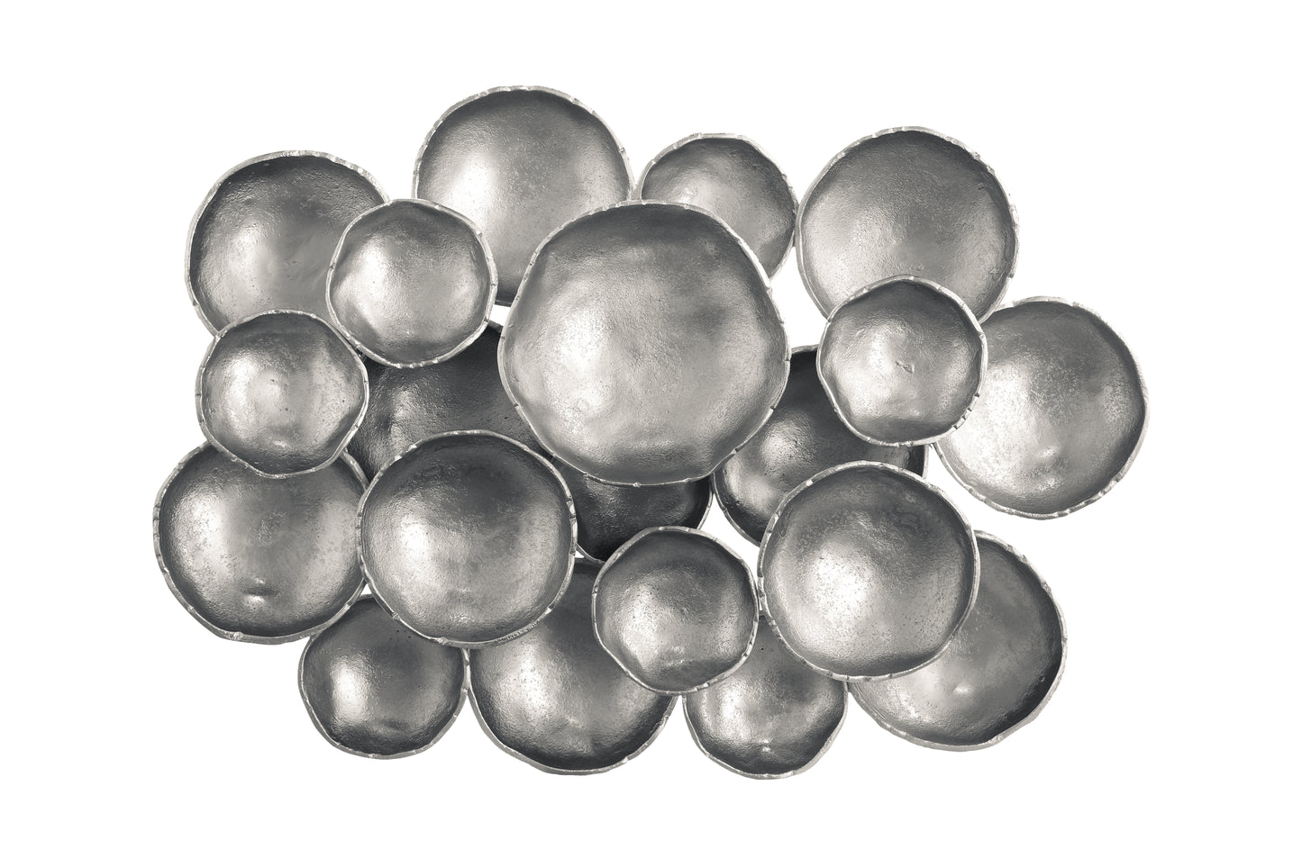 Wanddeko Domizil 125 Silber