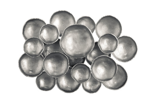 Wanddeko Domizil 125 Silber
