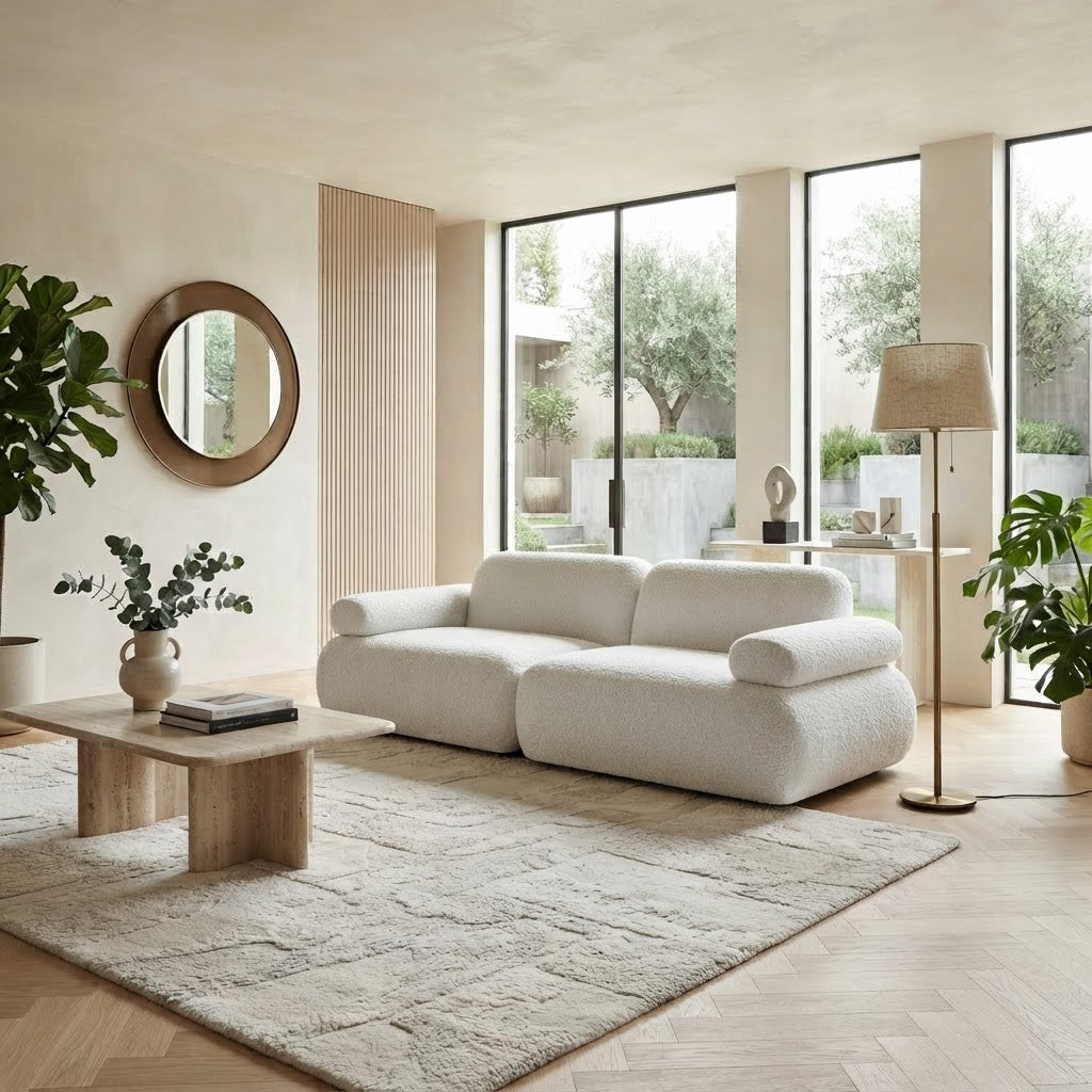Sofa Oscar 3‑Sitzer Boucle