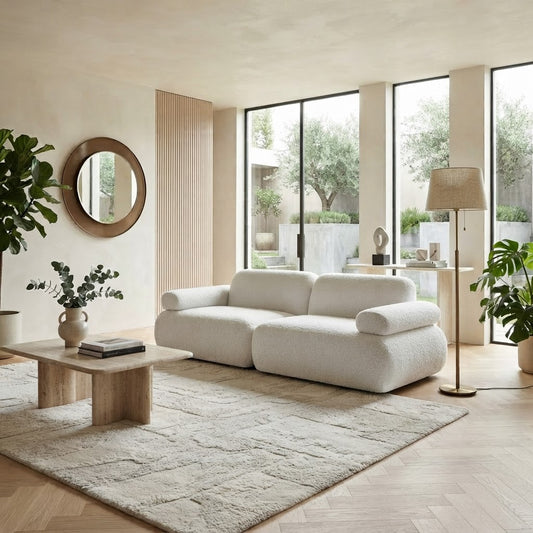 Sofa Oscar 3‑Sitzer Boucle