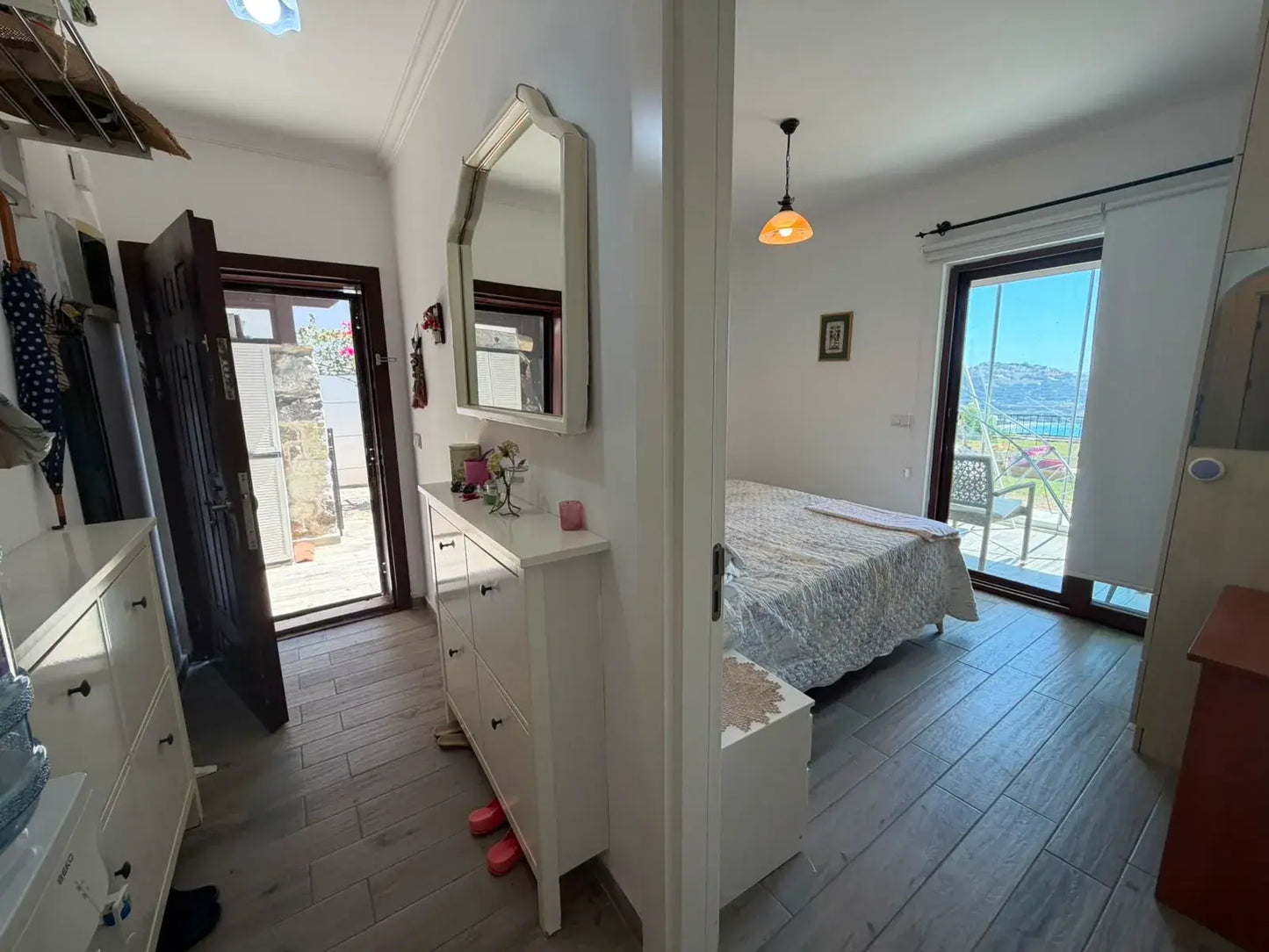 Erdgeschosswohnung mit Meerblick in Yalıkavak, Bodrum