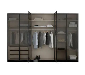 Kleiderschrank Monaco Hochglanz