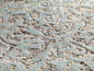 Damast 8067 Grau / Mint 120cm x 180cm