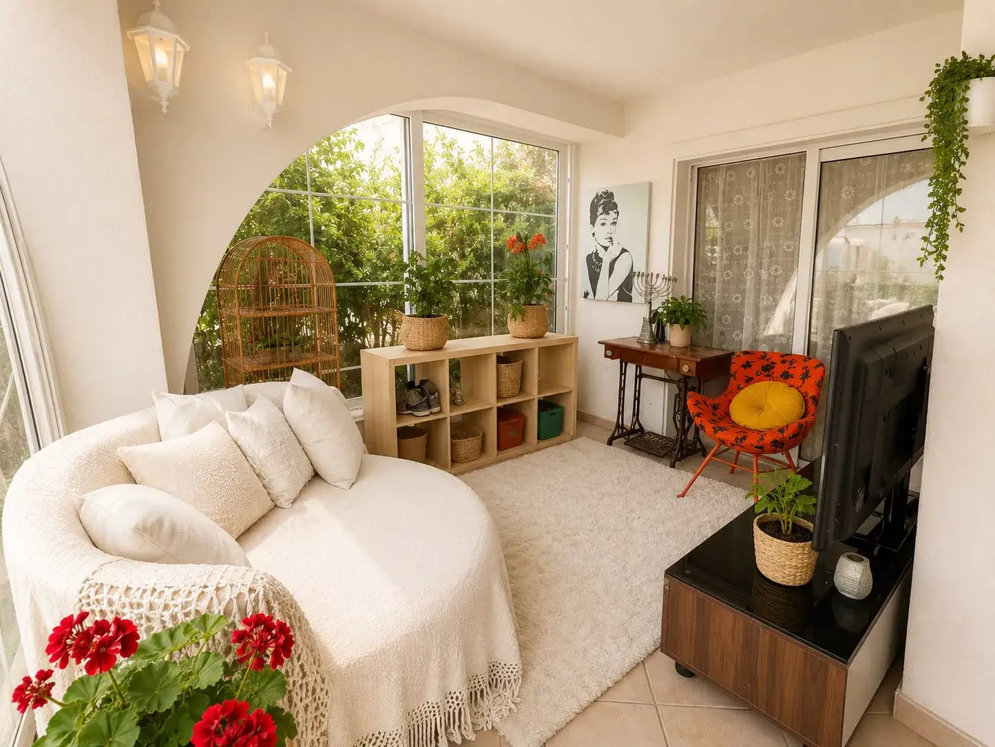 Meeresblick Gartenwohnung in Gümüşlük, Bodrum