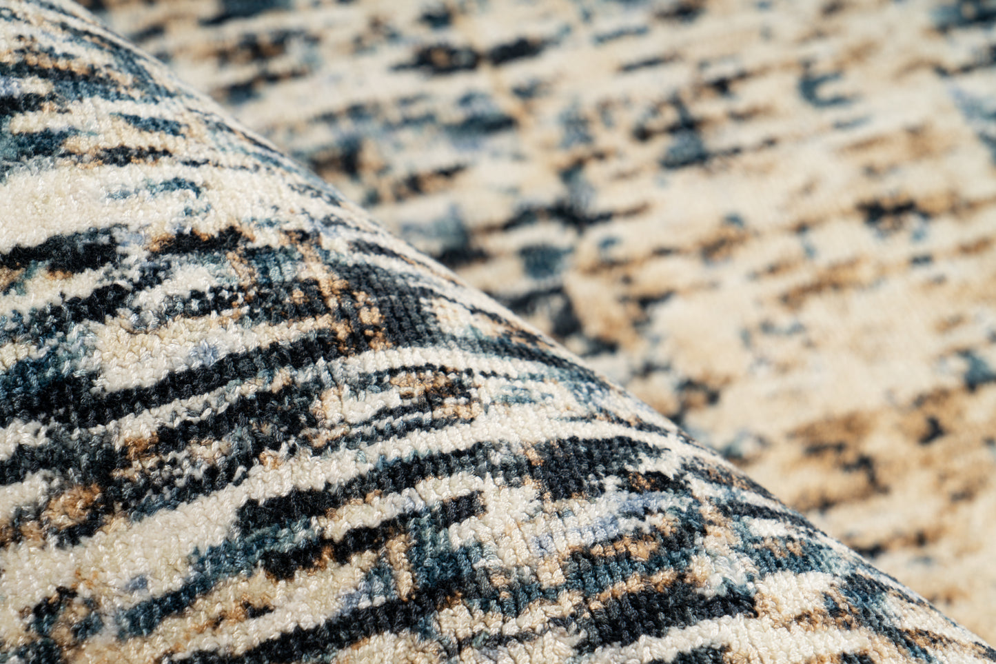 Puerto 125 Blau / Beige 200cm x 290cm