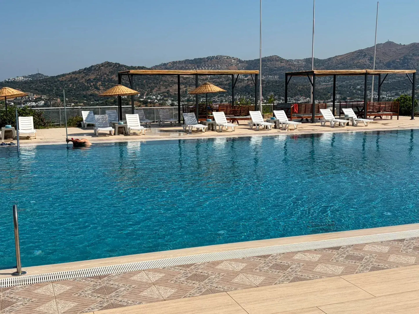 Strandvilla mit Meeresblick in Gümüşlük, in Bodrum