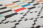Agadir 410 Weiß / Schwarz / Multi 200cm x 290cm