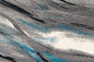 Move 4444 Grau / Blau / Weiß 240cm x 300cm