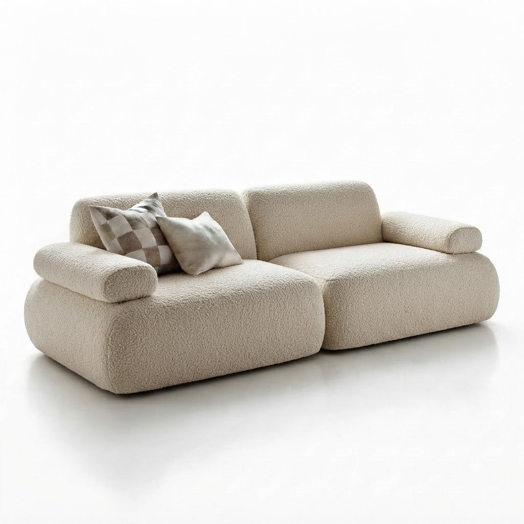 Sofa Oscar 3‑Sitzer Boucle