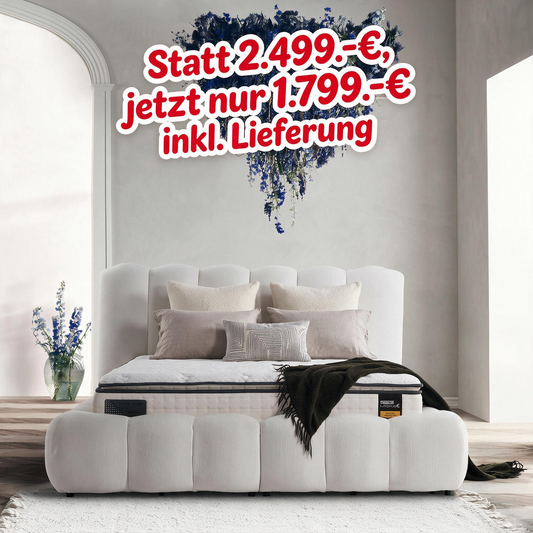 Polsterbett Bohem mit Bettkasten