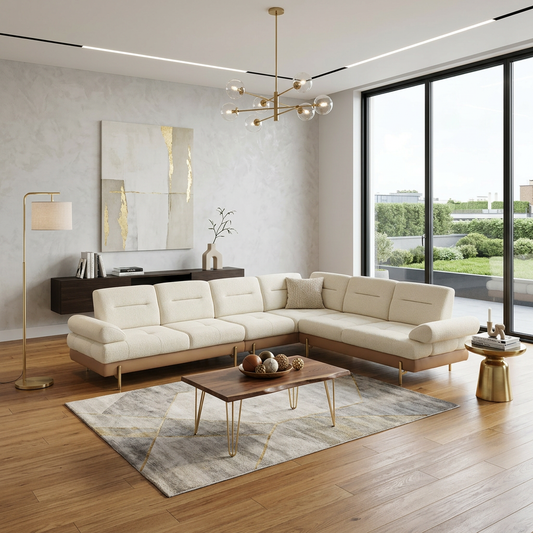 Sofa Marlin köşe (braun-grau)
