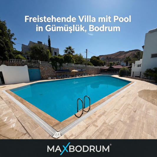 Freistehende Villa mit Pool in Gümüşlük, Bodrum