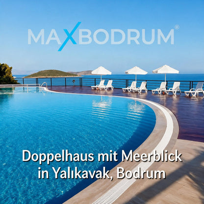 Doppelhaus mit Meerblick in Yalıkavak, Bodrum
