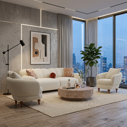 Sofa Olivya ( Grau-Braun)