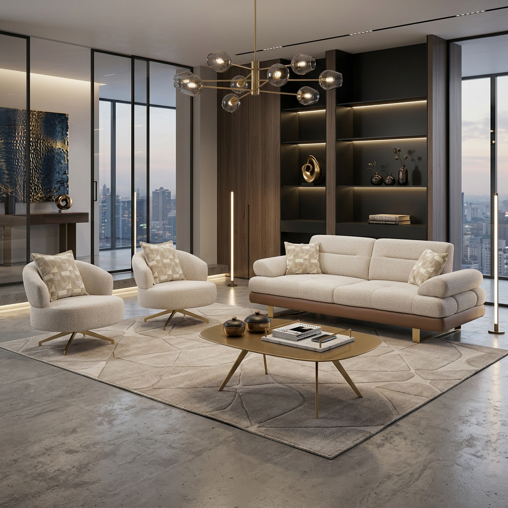 Sofa Marlin (braun -grau)